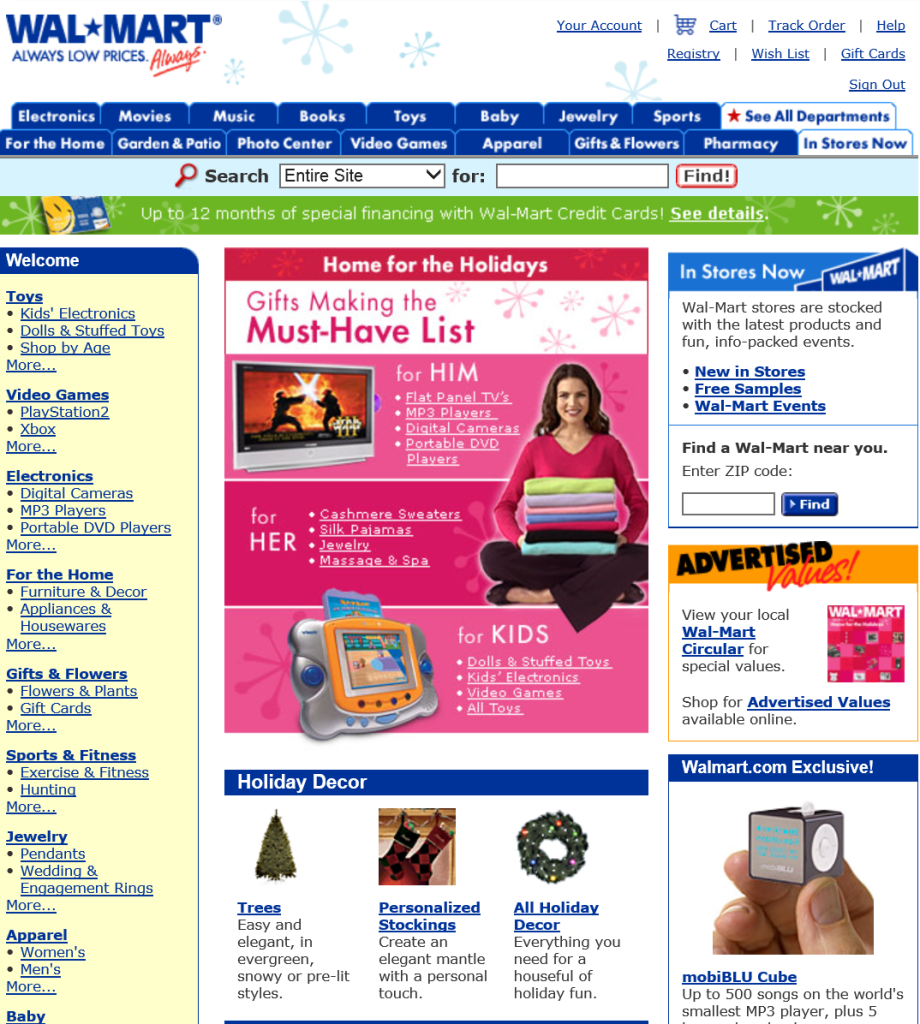 Walmart.com 2005