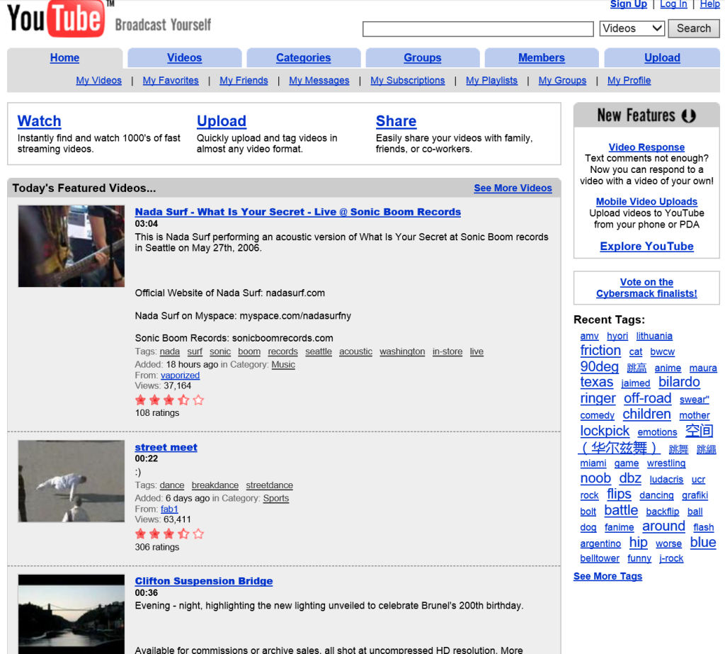 YouTube.com 2006