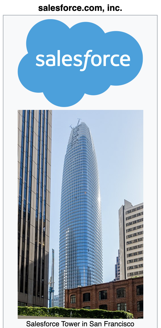 SalesForce Tower - Sales Force Website