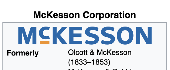 McKesson Corporation Websites