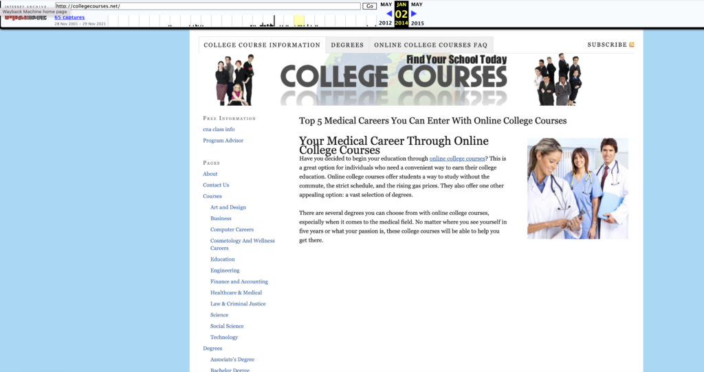 College Courses