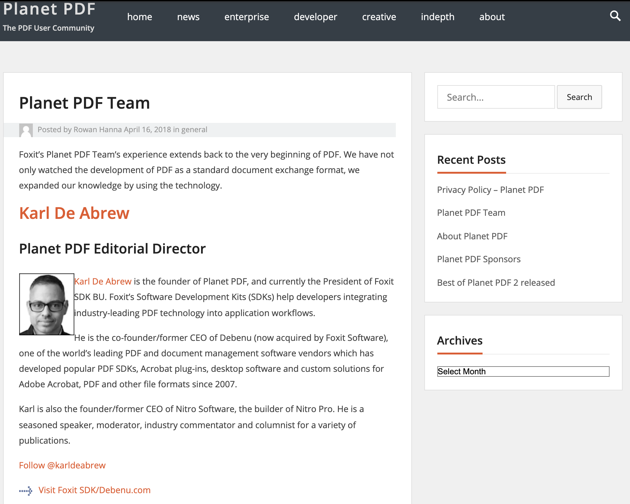 Planet PDF Domain Name Sale