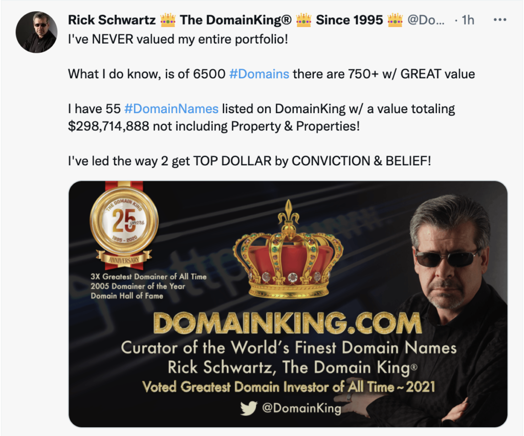 Rick Schwartz Domain Names